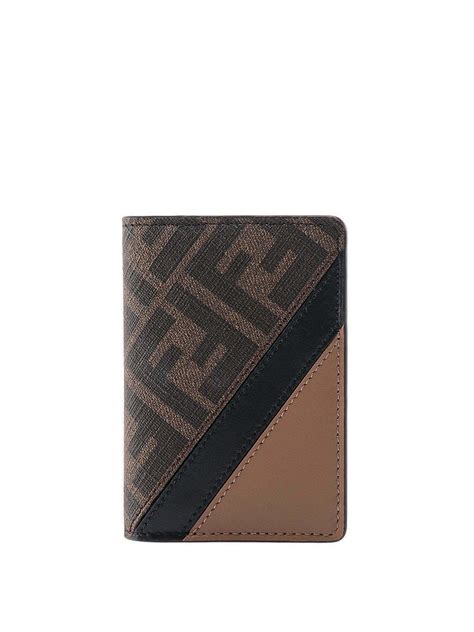 fendi card holder brown|Fendi card holder men.